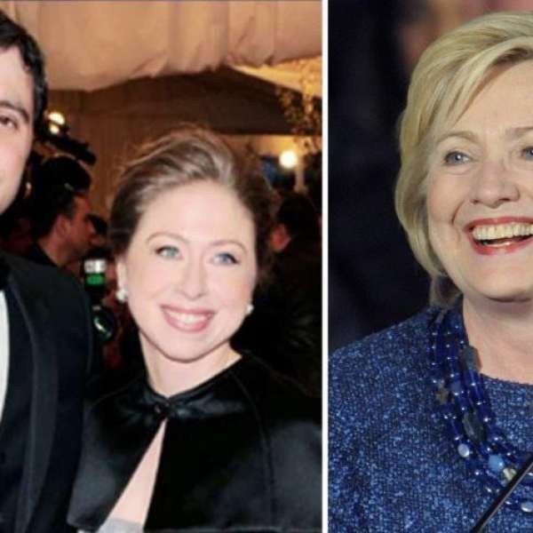HILLARY  and SON IN - LAW