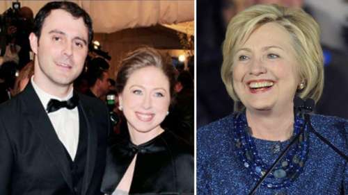 HILLARY  and SON IN - LAW